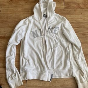 White Nike Hoodie